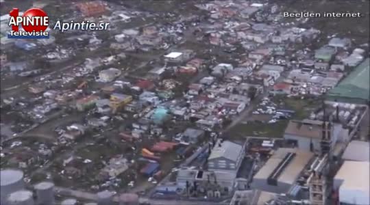 Huidige situatie Sint Maarten catastrofaal