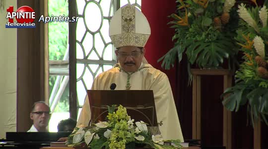 Politieke corruptie is een van de meest ernstige volgens de sociale leer van de kerk zegt Bisschop Karel Choennie