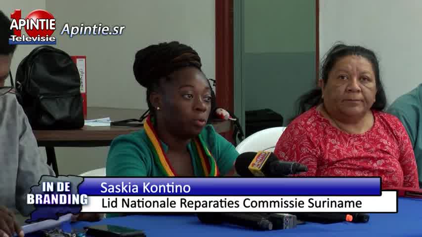 Nationale Reparatie Commissie houdt persconferentie ivm Reparations Day 4