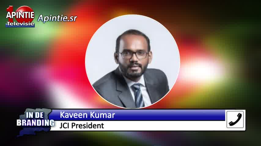JCI President Kaveen Kumar op bezoek in Suriname